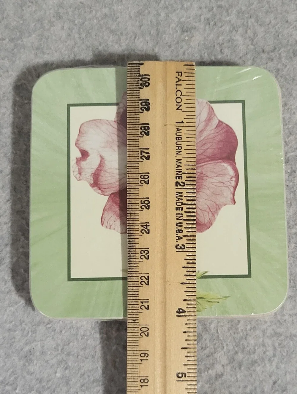 Villeroy & Boch Set 4 Coasters Flora Wild Rose Eglantine Cork Backed 4